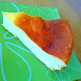 ホットケーキミックスとヨーグルトで簡単チーズケーキ